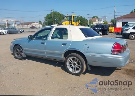2004 Mercury Grand Marquis Gs из США, поврежденный, VIN 2MEFM74WX4X672773